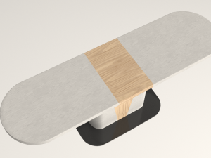 cangas dining table 3D Modell