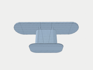 cangas dining table 3D Modell