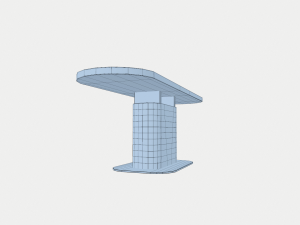 cangas dining table 3D Modell