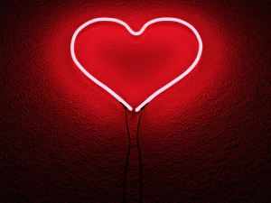 loves neon red wall sconce 3D Model