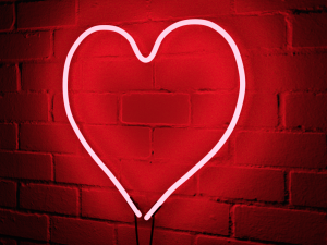 loves neon red wall sconce 3D Модель
