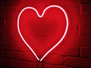 loves neon red wall sconce 3D Model