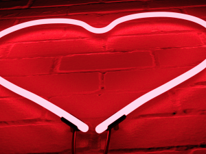 loves neon red wall sconce 3D Модель