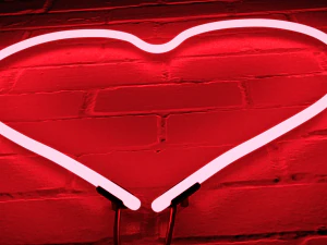 loves neon red wall sconce 3D Model