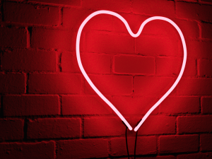 loves neon red wall sconce 3D Модель