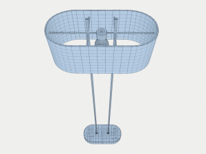 shiro floor lamp 3D Модель