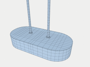 shiro floor lamp 3D Модель