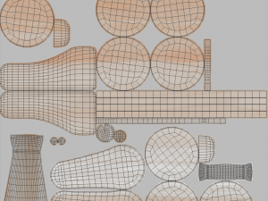toy of wooden bicycle Model 3D