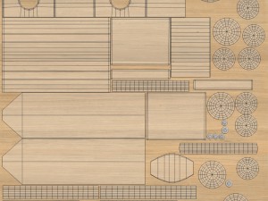 toy of wooden locomotive Modelo 3D