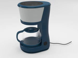 cafetière en métal Modèle 3D