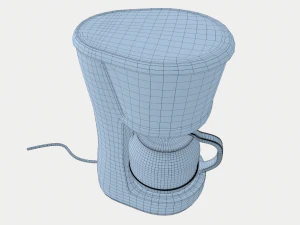 metal coffee maker 3D Model