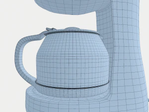 metal coffee maker 3D Model