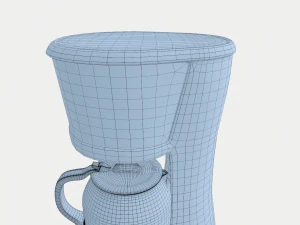 metal coffee maker 3D Model