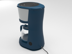 metal coffee maker Model 3D