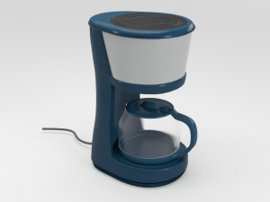 metal coffee maker Model 3D