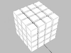 designer lamp woodwork 3D Модель