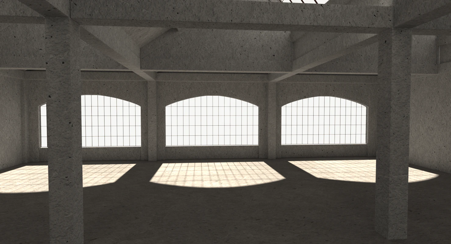 warehouse interior 3D Model .c4d .max .obj .3ds .fbx .stl .blend 