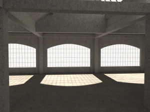 interior do armaz&eacute;m Modelo 3D