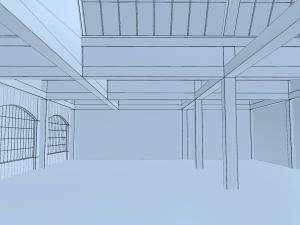 warehouse interior 3D 모델