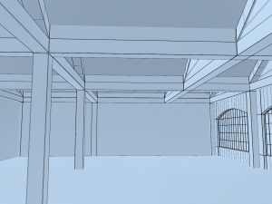 warehouse interior 3D 모델