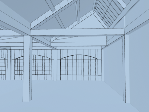 warehouse interior 3D 모델