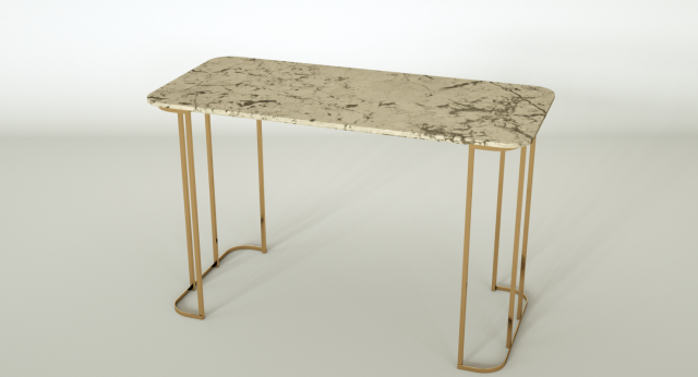 minimalistic table 3D Model .c4d .max .obj .3ds .fbx .stl .blend 