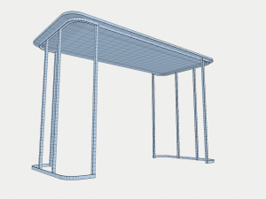 minimalistic table 3D Model