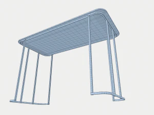 न्यूनतम तालिका 3D मॉडल