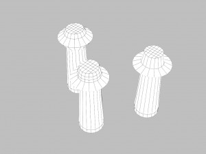 salt and pepper glass shaker Modelo 3D