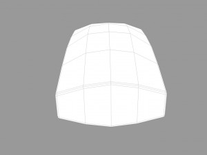 carver brass narrow vase 3D Model