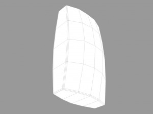 carver brass narrow vase 3D Model