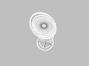 modern wooden chair 3Dモデル