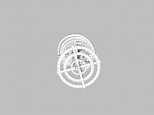modern wooden chair 3Dモデル
