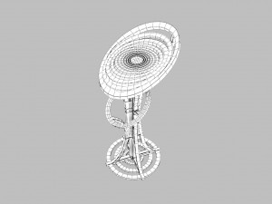 modern wooden chair 3Dモデル