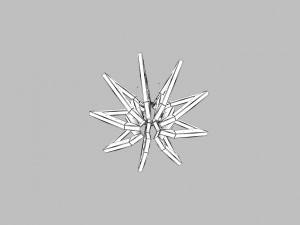 metal spider chandelier 3D Model