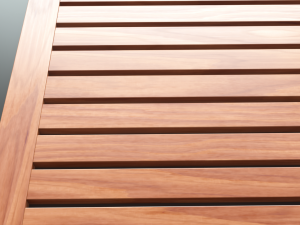 teak bathroom mat 3D Модель