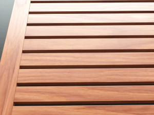 teak bathroom mat 3D Model