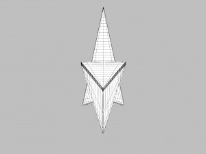 modern metal chair 3D 模型