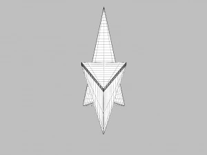 chaise moderne en m&eacute;tal Modèle 3D