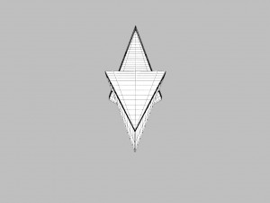 modern metal chair 3D 模型