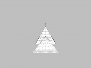 modern metal chair 3D 模型
