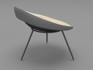 sagano bamboo chair Modello 3D