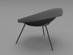 sagano bamboo chair Modello 3D