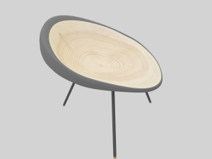 sagano bamboo chair Modello 3D