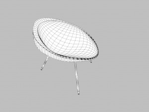sagano bamboo chair Modello 3D
