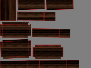 walnut coffee table modern 3D Model