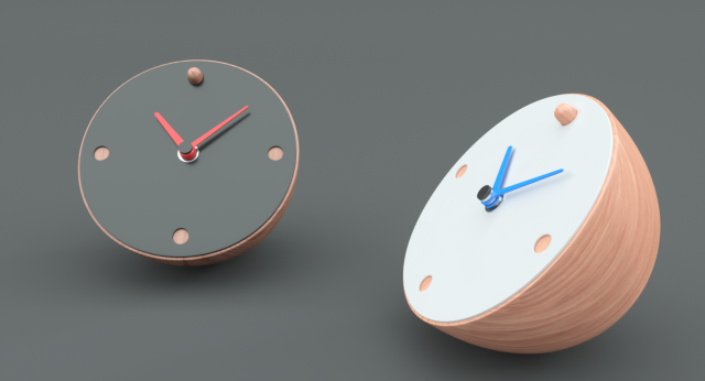 contemporary desk clock 3Dモデル .c4d .max .obj .3ds .fbx .stl .blend 