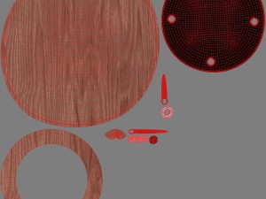 contemporary desk clock 3Dモデル