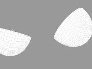hedendaagse bureauklok 3D Model