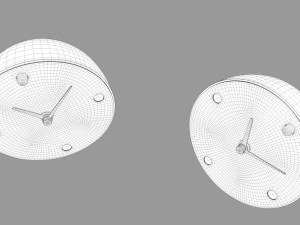hedendaagse bureauklok 3D Model